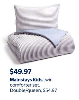 Mainstays Kids twin comforter set