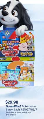 Guess Who? Pokémon or Bluey