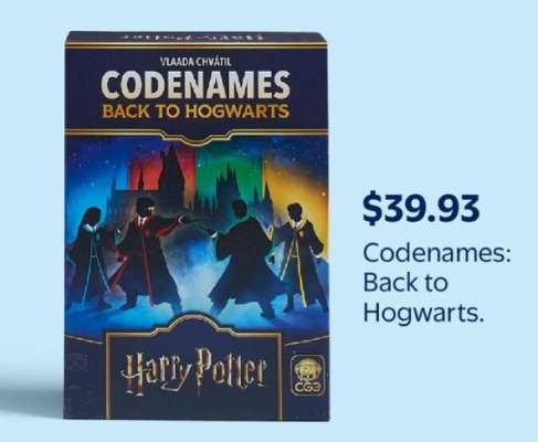 Codenames: Back to Hogwarts