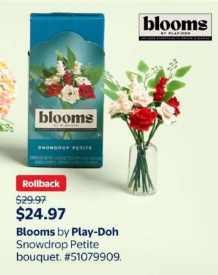 Blooms by Play-Doh Snowdrop Petite bouquet