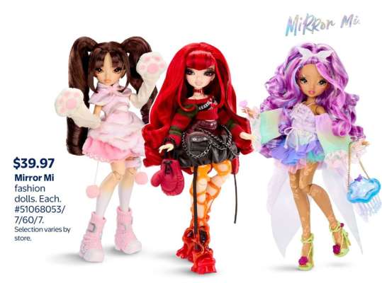 Mirror Mi fashion dolls
