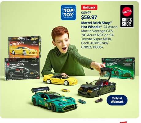Mattel Brick Shop™ Hot Wheels®