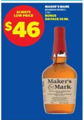 Maker's Mark Bourbon Whisky