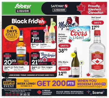 Sobeys Liquor Flyer - October 15, 2026 - October 21, 2026.