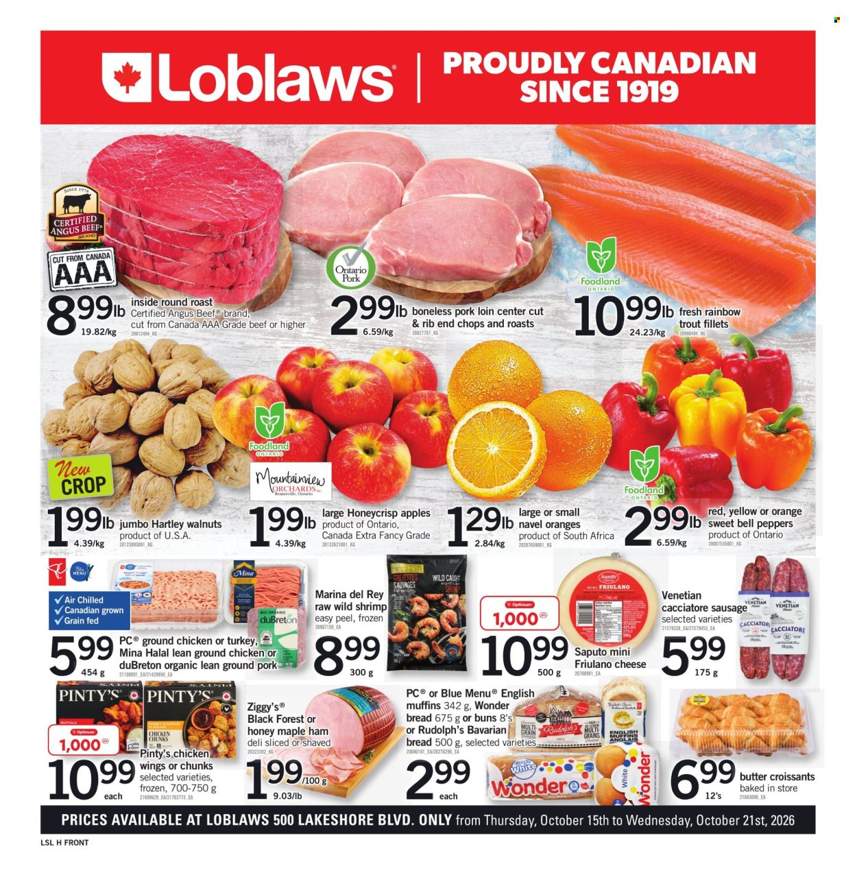 Loblaws flyer - October 15, 2026 - October 21, 2026. Page 1