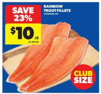 RAINBOW TROUT FILLETS
