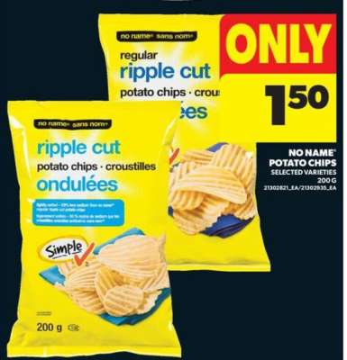 NO NAME POTATO CHIPS