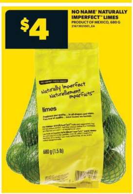 NO NAME NATURALLY IMPERFECT LIMES