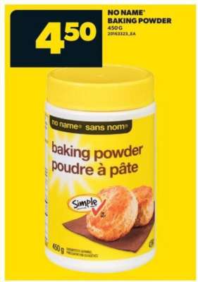 NO NAME BAKING POWDER