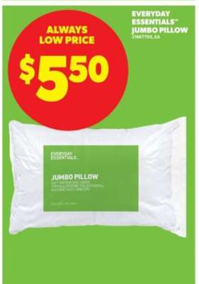 EVERYDAY ESSENTIALS™ Jumbo Pillow