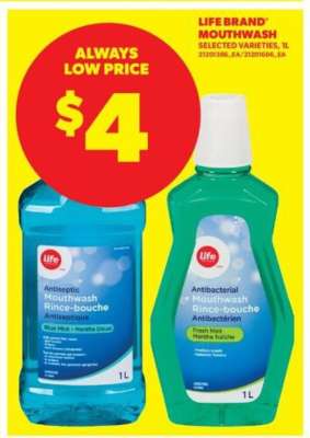 LIFE BRAND MOUTHWASH