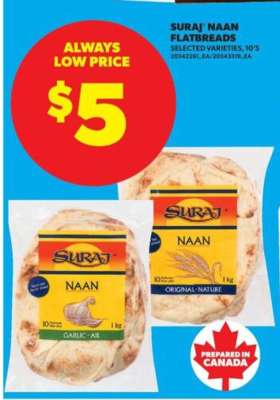 Suraj Naan Flatbreads