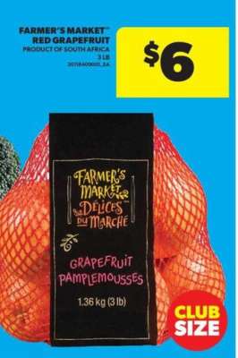 Farmer's Market Red Grapefruit