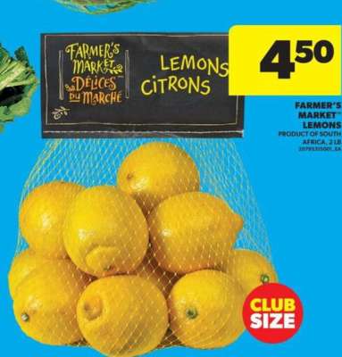 Farmer's Market Lemons