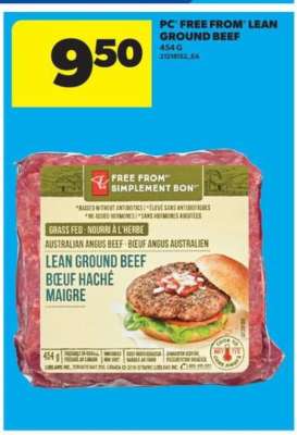 PC Free From Lean Ground Beef