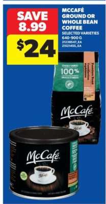 McCafé ground or whole bean coffee