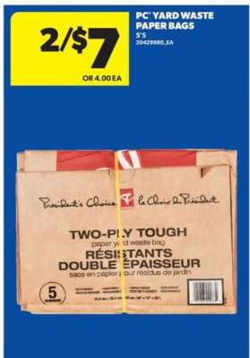 PC Yard Waste Paper Bags