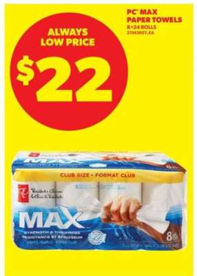 PC MAX PAPER TOWELS