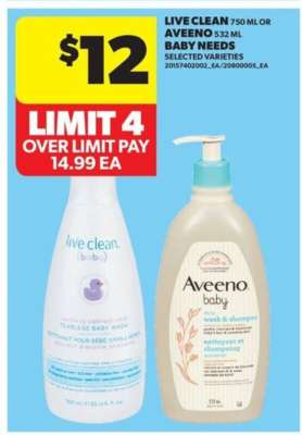 Live Clean or Aveeno Baby Needs