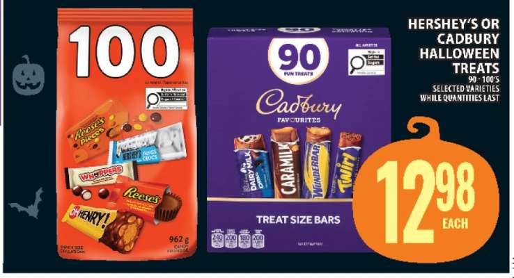 Hershey's or Cadbury Halloween Treats