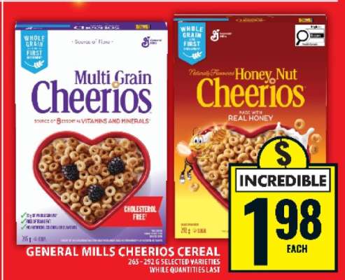 General Mills Cheerios cereal
