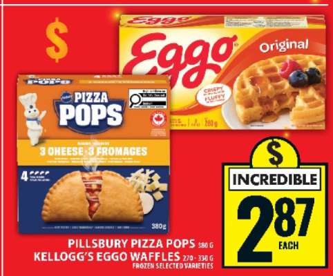 Pillsbury Pizza Pops & Kellogg's Eggo Waffles