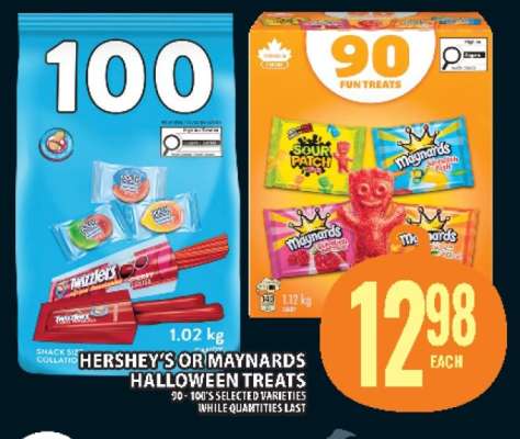 Hershey's or Maynards Halloween Treats