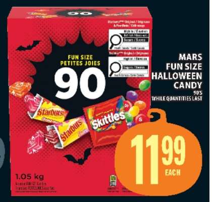 Mars Fun Size Halloween Candy