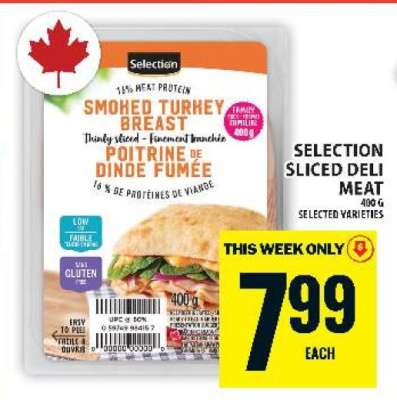 SELECTION SLICED DELI MEAT