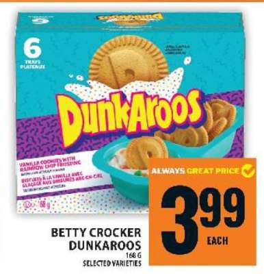 BETTY CROCKER DUNKAROOS