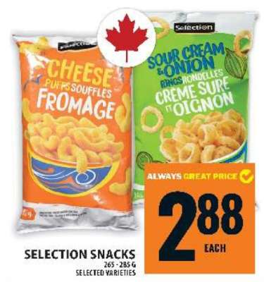 SELECTION SNACKS