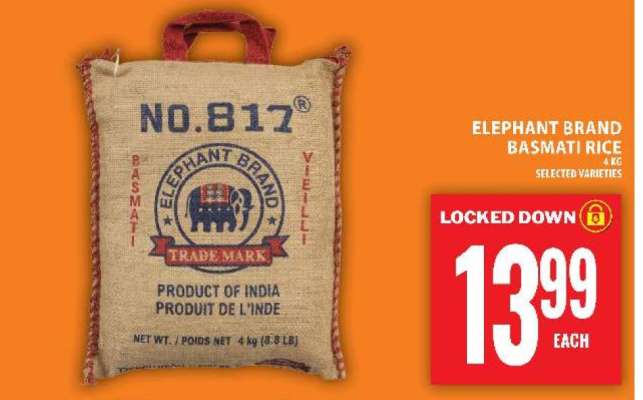 Elephant Brand Basmati Rice