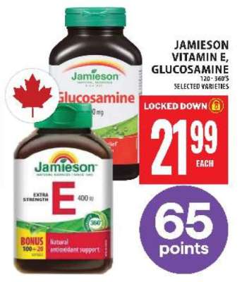 Jamieson Vitamin E, Glucosamine