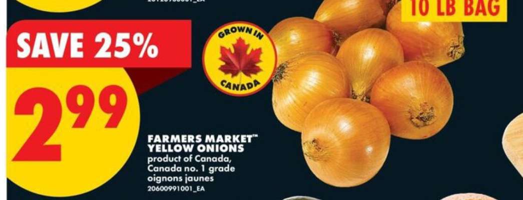 Farmers Market Yellow Onions