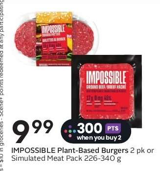 IMPOSSIBLE Plant-Based Burgers