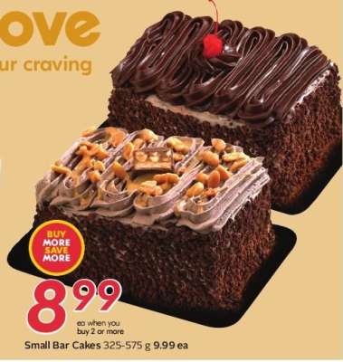 Small Bar Cakes