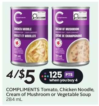 COMPLIMENTS Soups