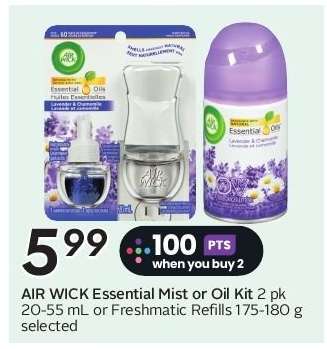 AIR WICK Essential Mist or Oil Kit