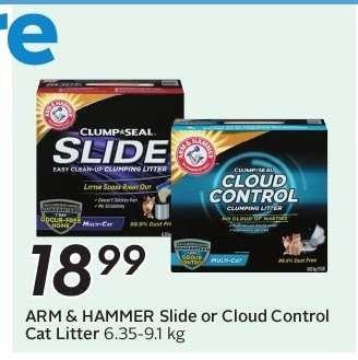 ARM & HAMMER Slide or Cloud Control Cat Litter