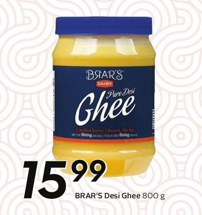 BRAR'S DESI GHEE, 800 g