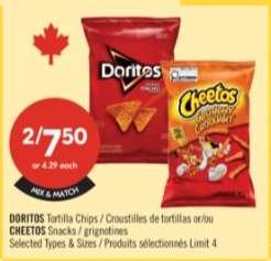 DORITOS Tortilla Chips / CHEETOS Snacks