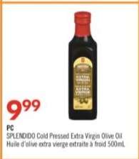 PC SPLENDIDO Cold Pressed Extra Virgin Olive Oil