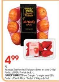 PC Hothouse Strawberries