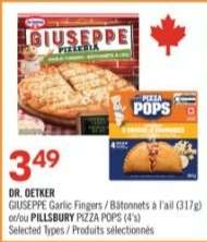DR. OETKER GIUSEPPE Garlic Fingers / PILLSBURY PIZZA POPS