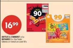 SKITTLES & STARBURST or MAYNARDS Fun Size Treats