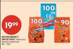SELECTED HERSHEY'S FUN SIZE TREATS