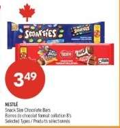 NESTLÉ SNACK SIZE CHOCOLATE BARS