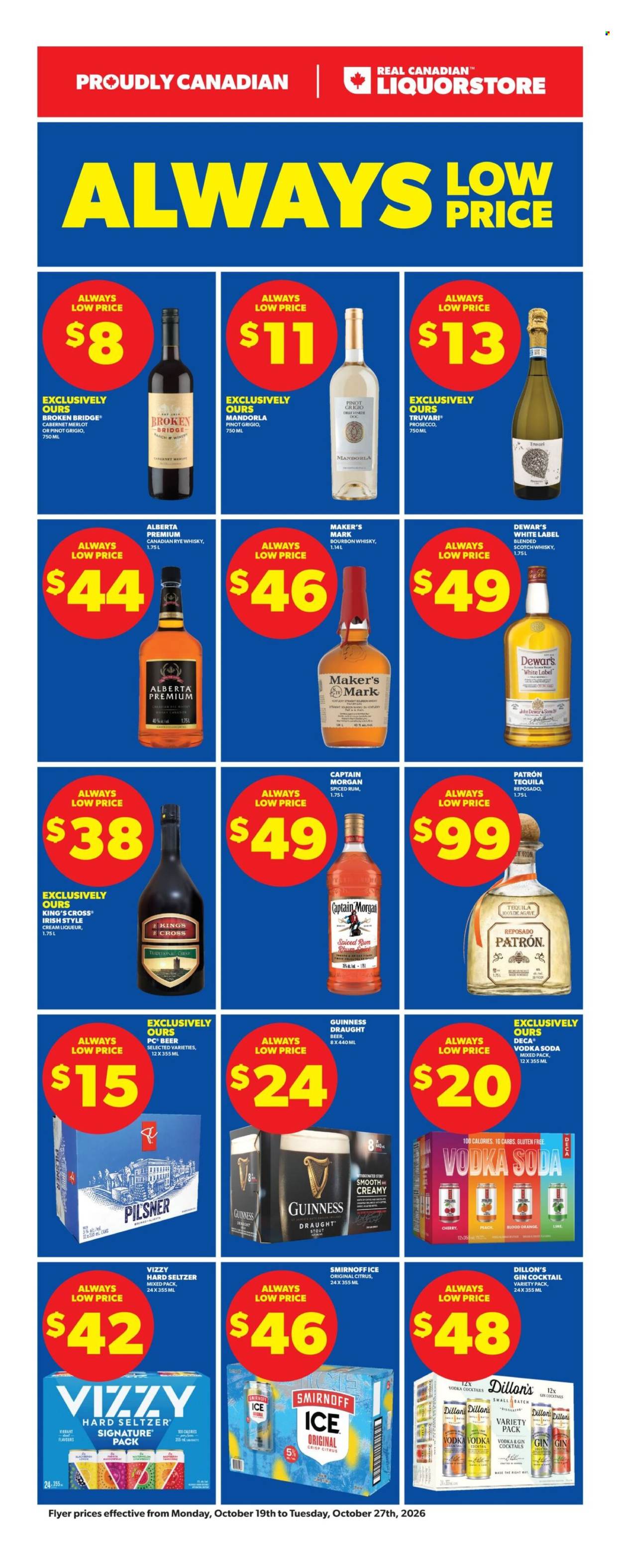 Real Canadian Liquorstore flyer - October 19, 2026 - October 27, 2026. Page 1