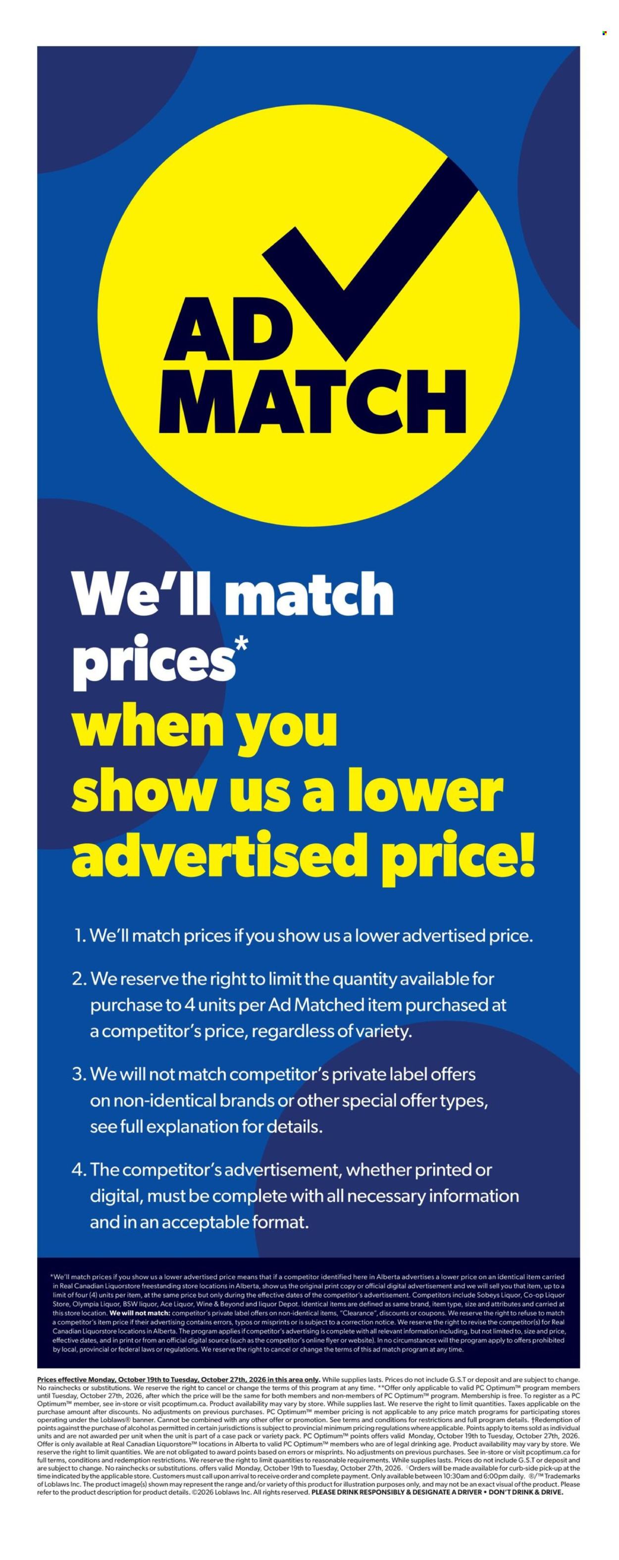 Real Canadian Liquorstore flyer - October 19, 2026 - October 27, 2026. Page 3