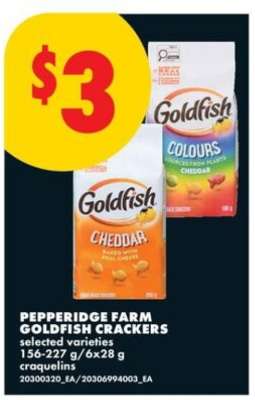 PEPPERIDGE FARM GOLDFISH CRACKERS